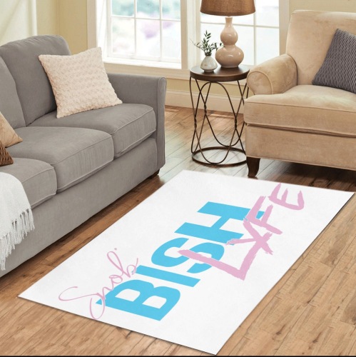 Snob-BISH-Lyfe-3 Area Rug 5'x3'3''