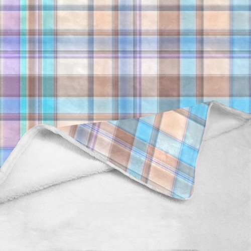 Pastels Plaid Ultra-Soft Micro Fleece Blanket 43"x56"