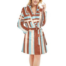 Model 1 Women's All Over Print Night Robe