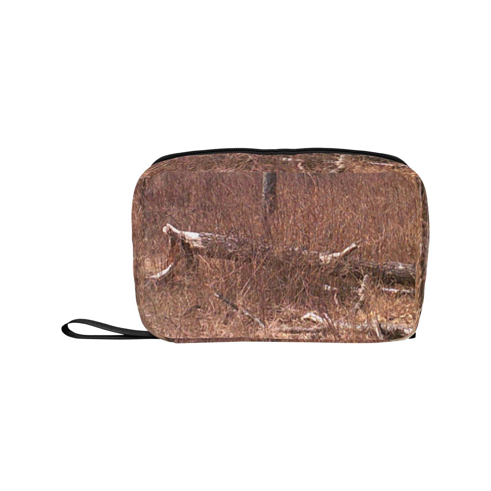 Falling tree in the woods Toiletry Bag with Hanging Hook (Model 1728)