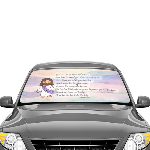 Mini Jesus Figure Windsheild Screen 2