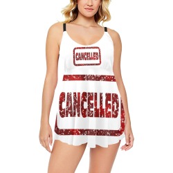 Cancelled Chest Pleat Swim Dress (Model S31)