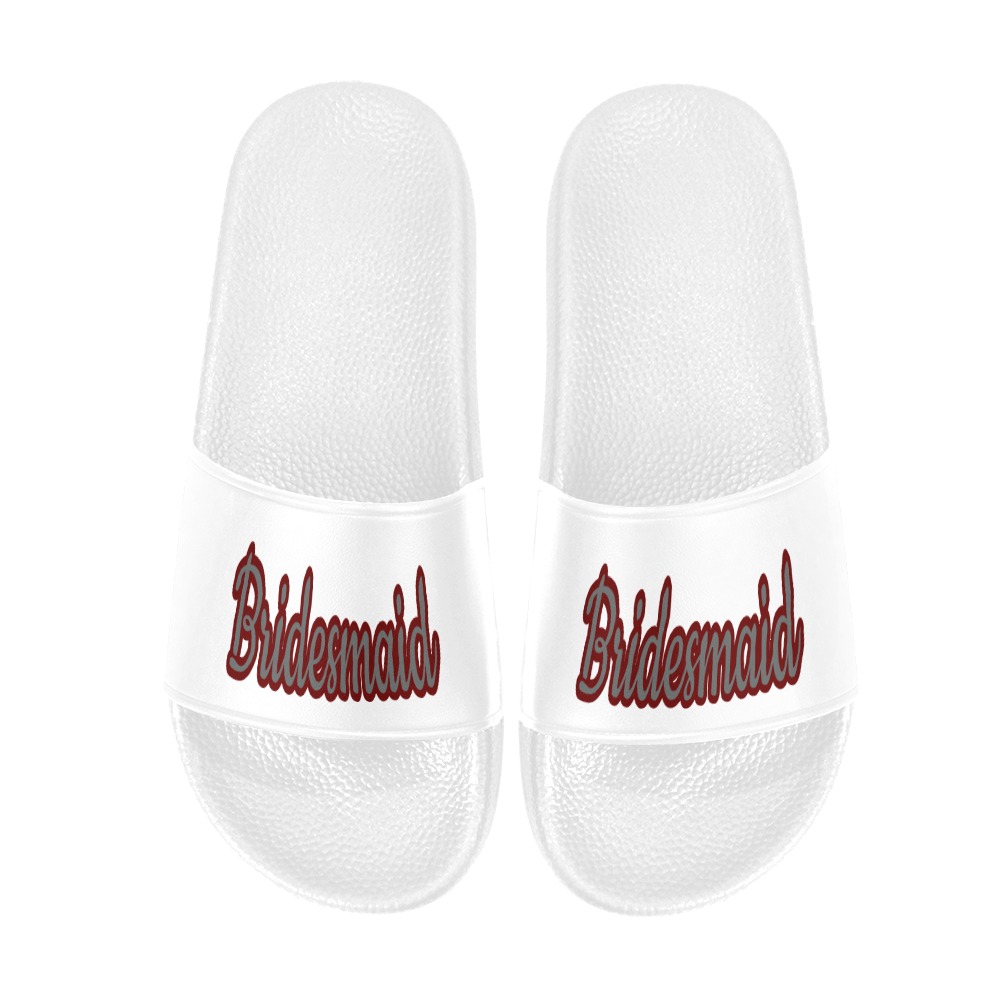 IMG_2079 Bridesmaid slides Women's Slide Sandals (Model 057)