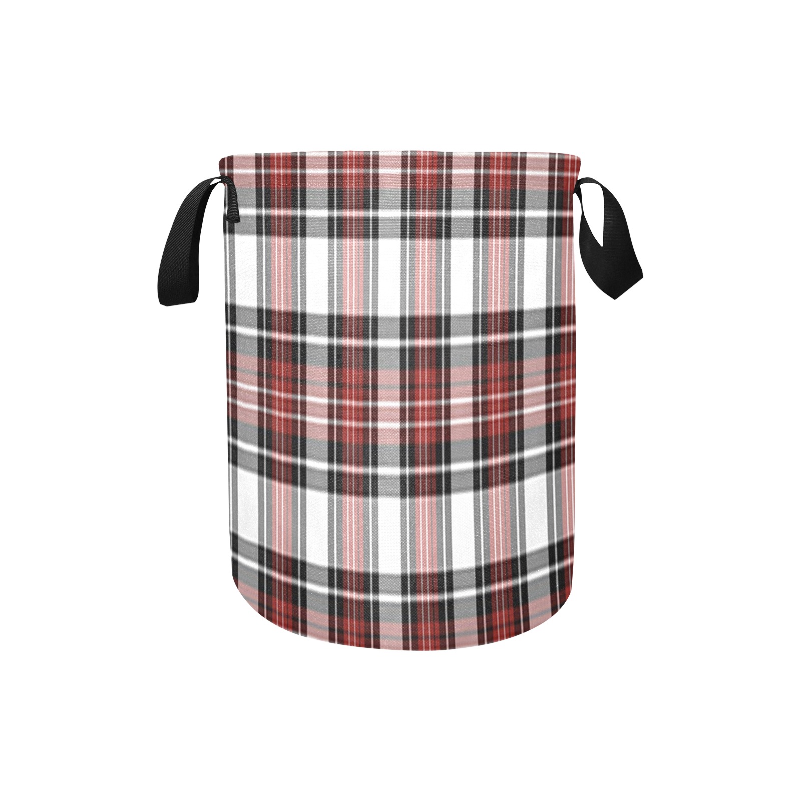 Red Black Plaid Laundry Bag (Small)
