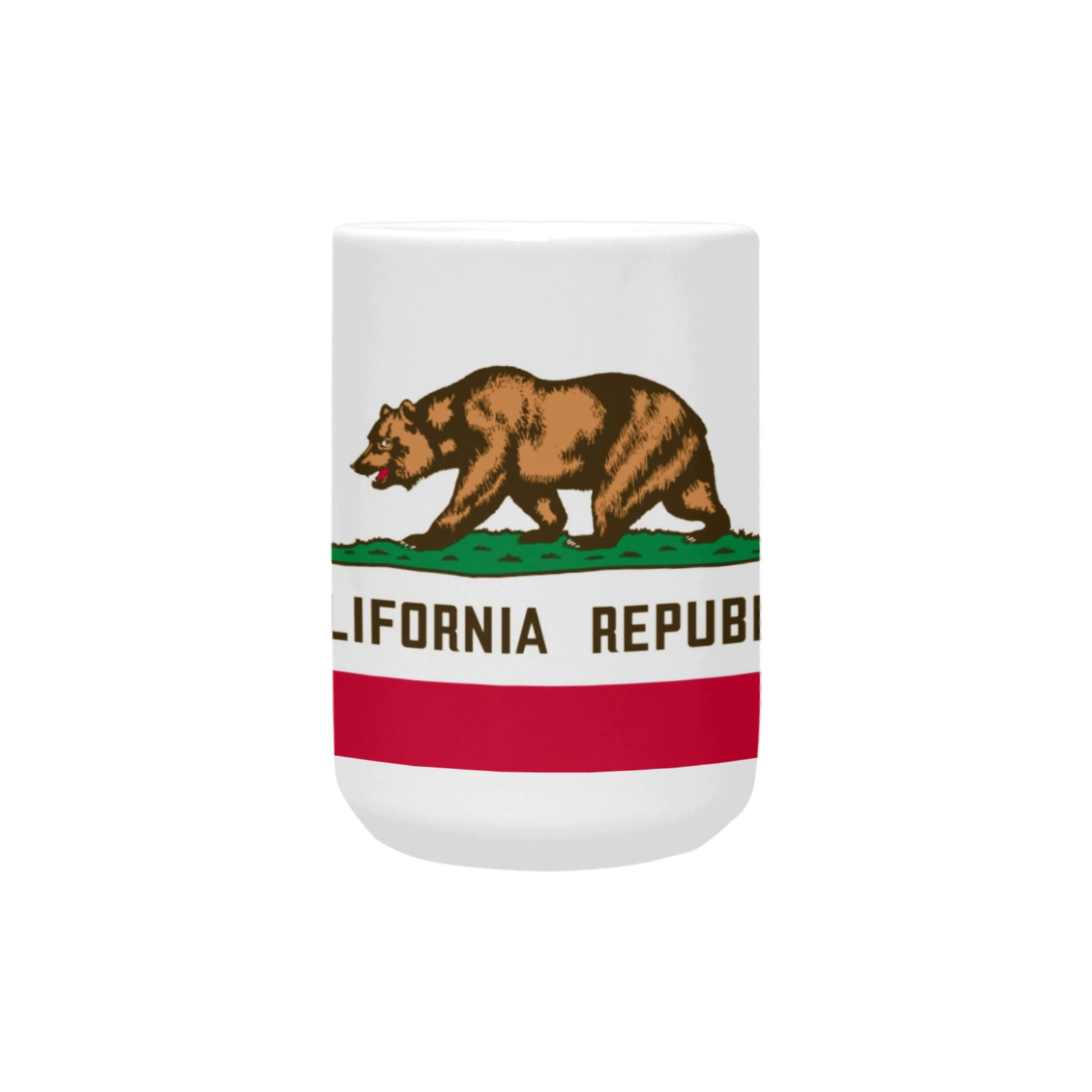 california flag Custom Ceramic Mug (15oz)