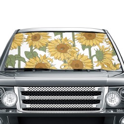 Sunflowers Car Sun Shade Umbrella 58"x29"