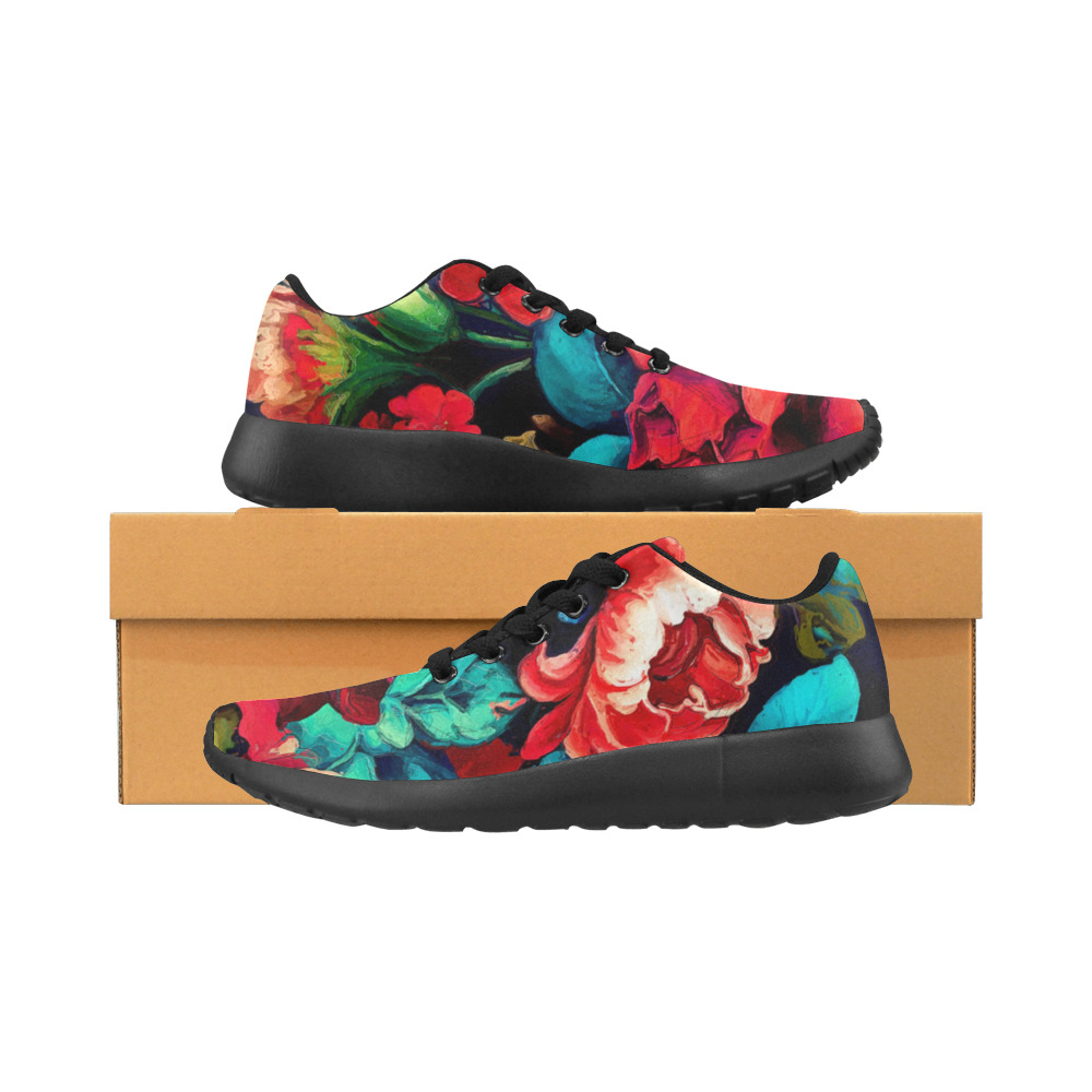 flowers botanic art (6) running shoes Men’s Running Shoes (Model 020)