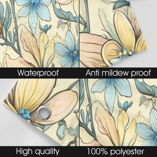 Fabulous Florals 35 Shower Curtain 48"x72"