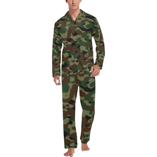 men_s_v_neck_long_pajama_set