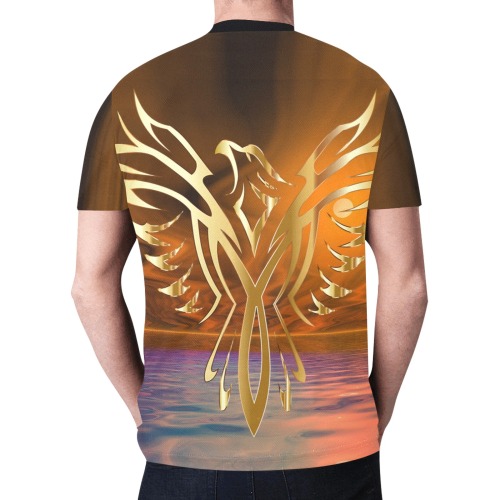 Phoenix Rising New All Over Print T-shirt for Men (Model T45)