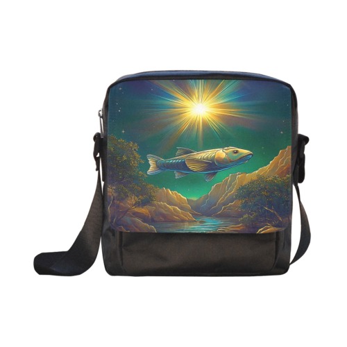 Celestial Swim Crossbody Nylon Bags (Model 1633)