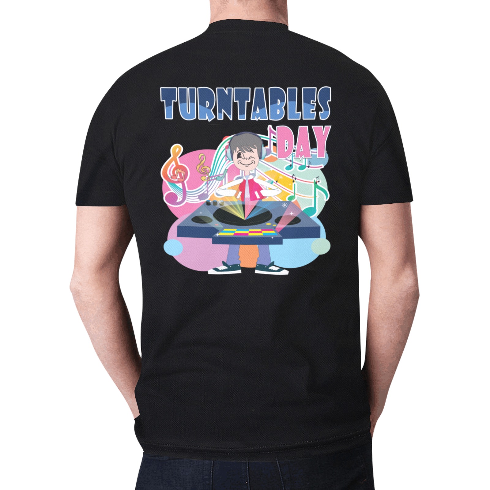 TURNTABLES DAY New All Over Print T-shirt for Men (Model T45)