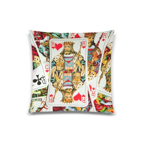 KINGS Custom Zippered Pillow Case 20"x20"(Twin Sides)