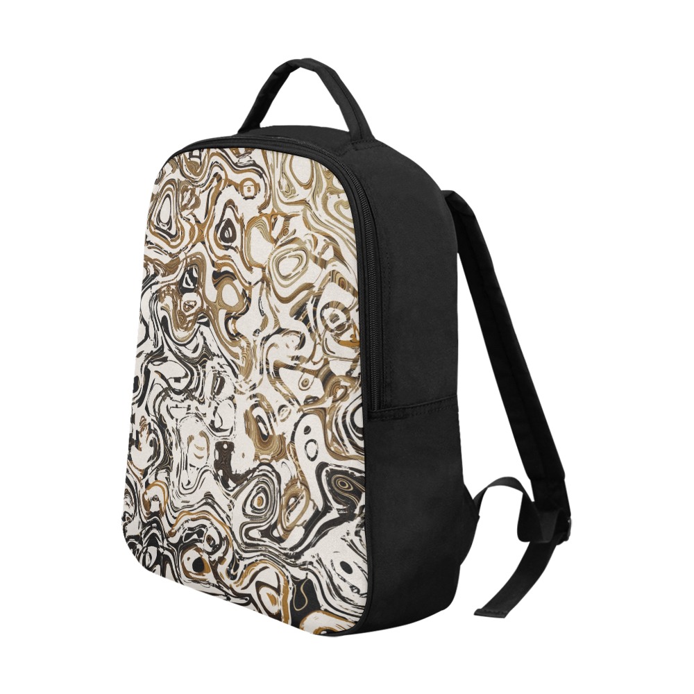 Marble Bronze Popular Fabric Backpack (Model 1683)