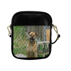 A Smiling Dog Sling Bag (Model 1627)