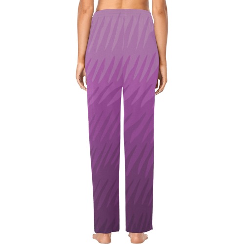 pink wavespike Women's Pajama Trousers