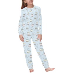 Colorful Easter Eggs Kids' All Over Print Pajama Set