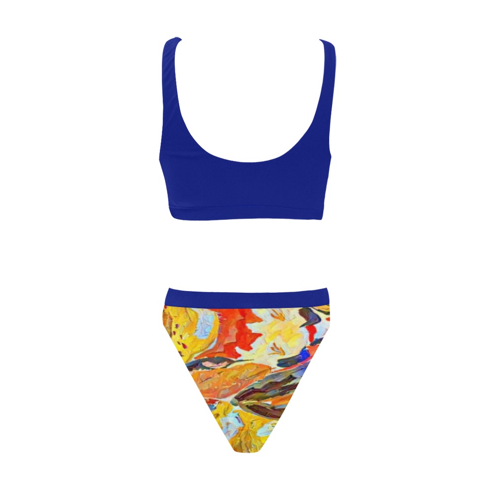 52724 Sport Top & High-Waisted Bikini Swimsuit (Model S07)