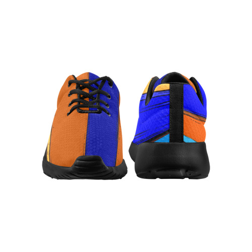 Abstract Blue And Orange 930 Women's Athletic Shoes (Model 0200)