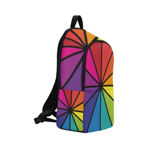 Wheel of Colour Fabric Backpack for Adult (Model 1659)