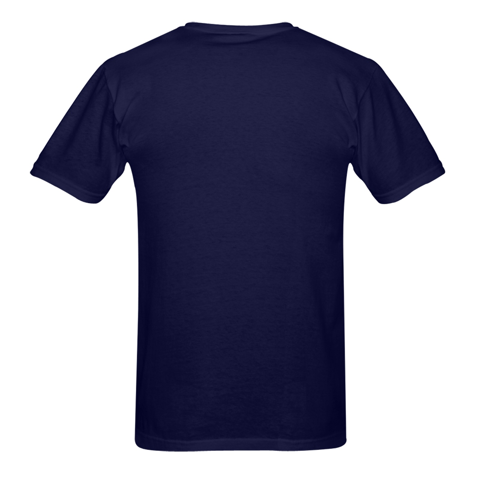 Navy - Men's Heavy Cotton T-Shirt (One Side Printing)