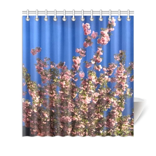Cherry Tree Collection Shower Curtain 66"x72"