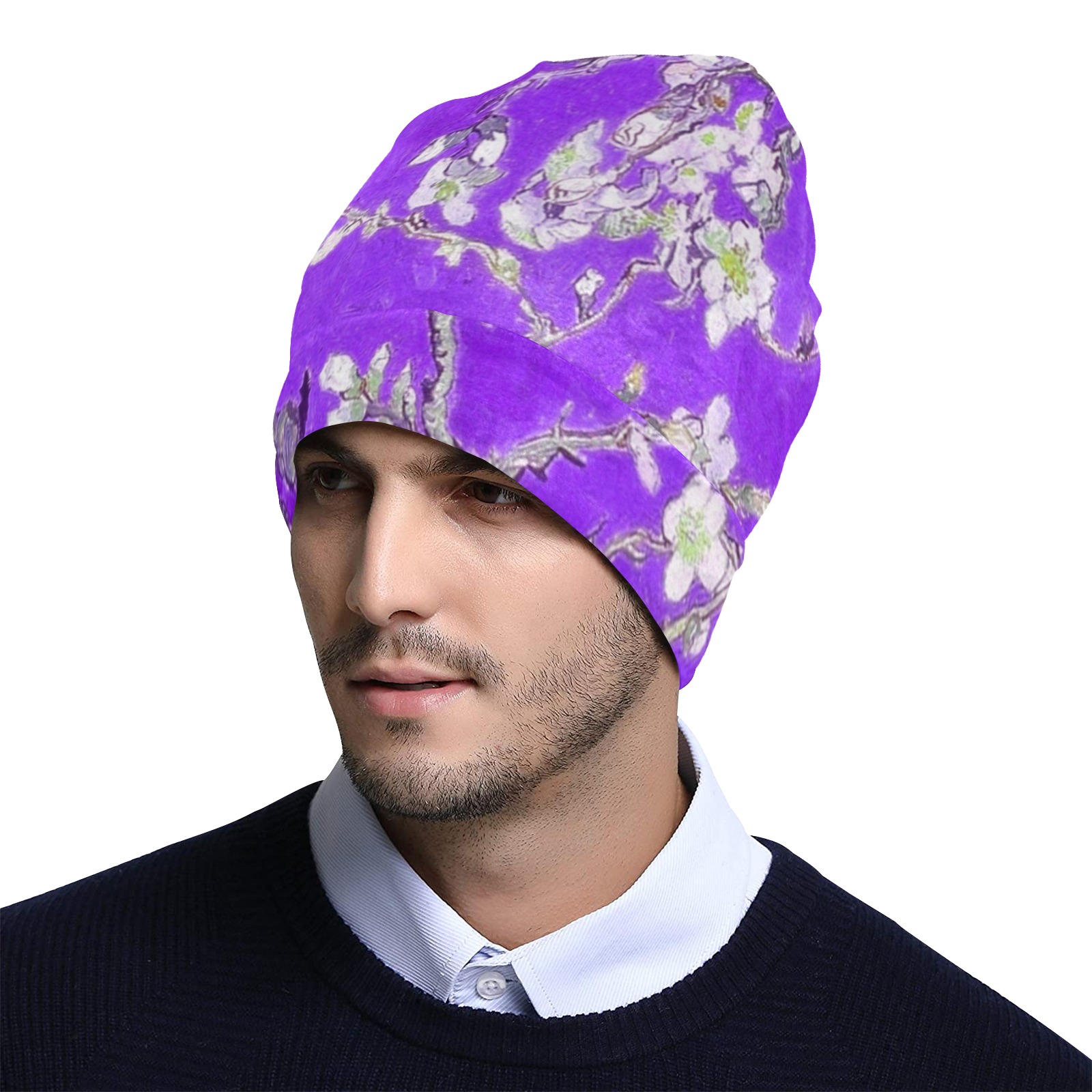 van gogh 5 All Over Print Beanie for Adults