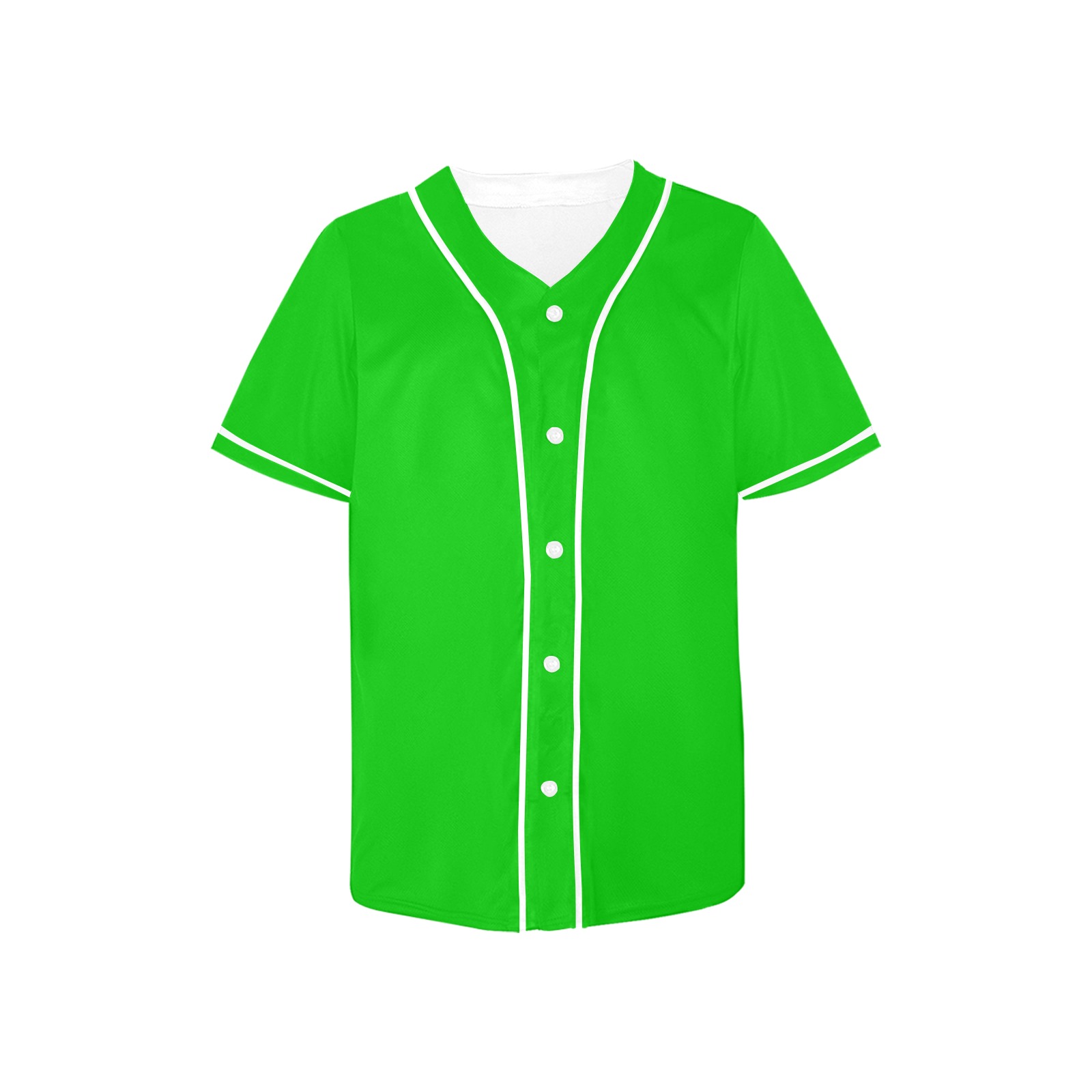 Merry Christmas Green Solid Color All Over Print Baseball Jersey for Kids (Model T50)