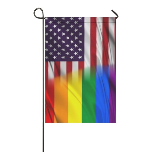 USA Pride Flag Pop Art by Nico Bielow Garden Flag 12‘’x18‘’(Twin Sides)