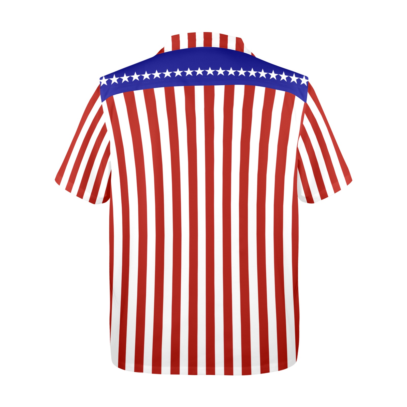 Stars and Stripes USA Patriotic Men's All Over Print Hawaiian Shirt (Model T58)