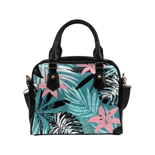 Colorful Tropical Pattern (297) Shoulder Handbag (Model 1634)