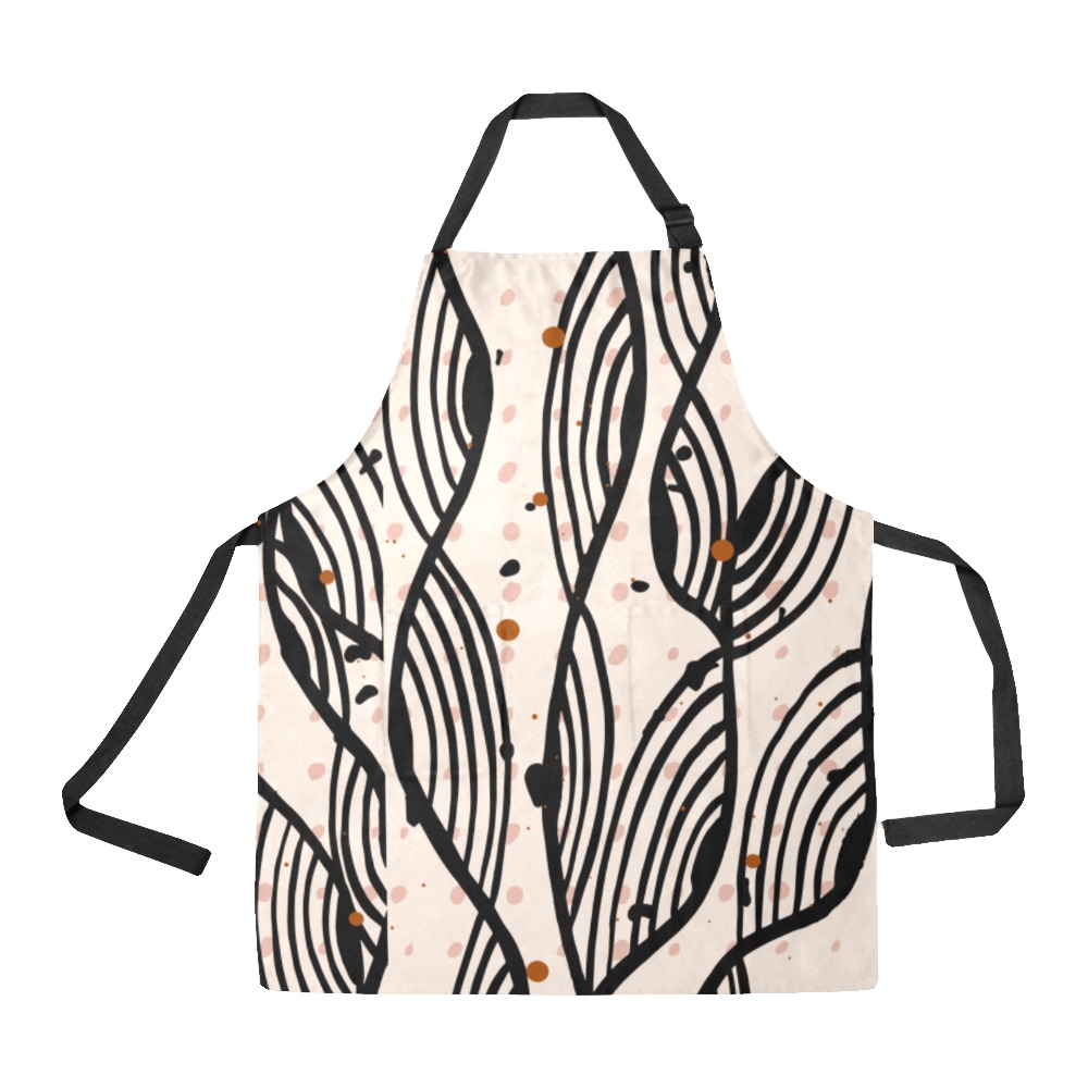 Abstract All Over Print Apron