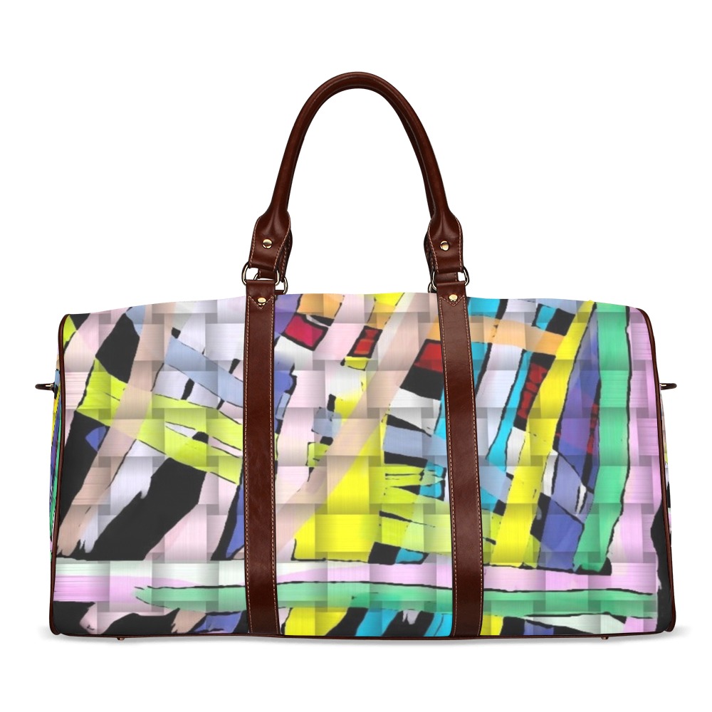 Abstract life lines By Marlo Black 01-06-2023 Waterproof Travel Bag/Large (Model 1639)