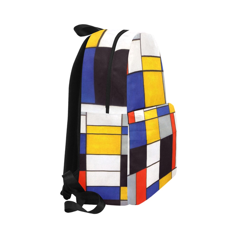 Composition A by Piet Mondrian Unisex Classic Backpack (Model 1673)