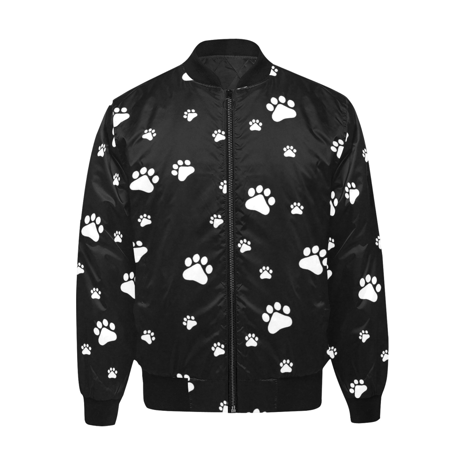 Gay Puppy Love by Fetishworld All Over Print Quilted Bomber Jacket for Men (Model H33)