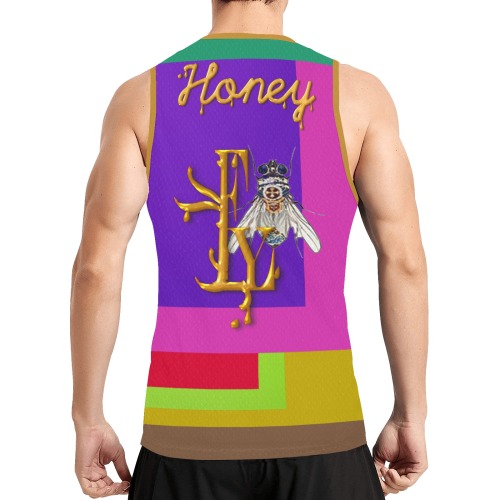 Honey Collectable Fly All Over Print Basketball Jersey