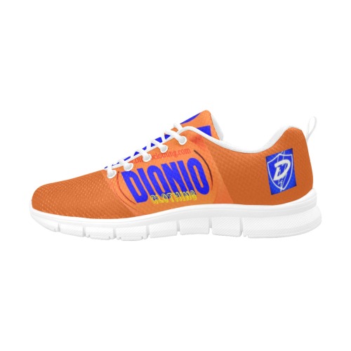 DIONIO - Orange Krush Men's Breathable Running Shoes (Model 055)