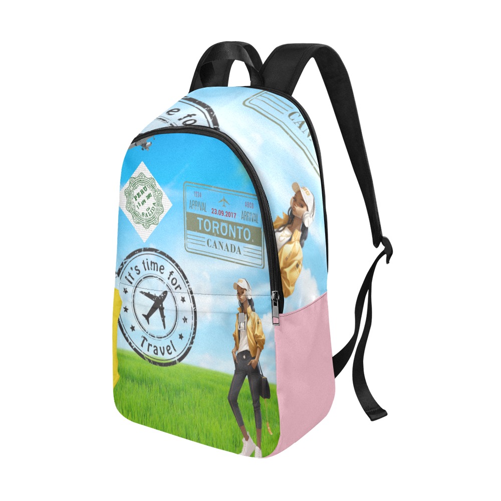 TRAVEL TIME Fabric Backpack for Adult (Model 1659)