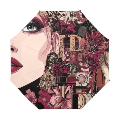 Couture - Fashion Model - Plum & Burgundy With Gold