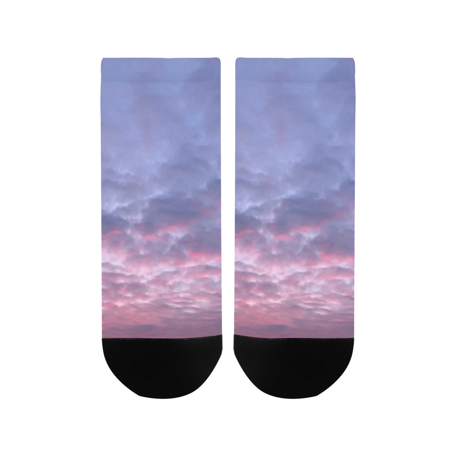 Morning Purple Sunrise Collection Women's Ankle Socks