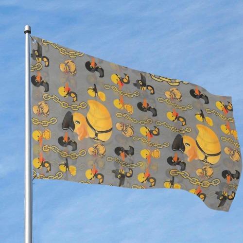 SM Ducks by Fetishworld Custom Flag 8x5 Ft (96"x60") (One Side)