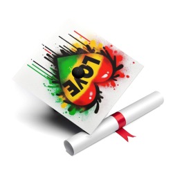 OIG2 (1) Rasta Graduation Cap Topper