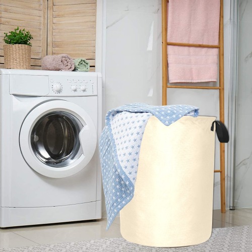 color blanched almond Laundry Bag (Large)