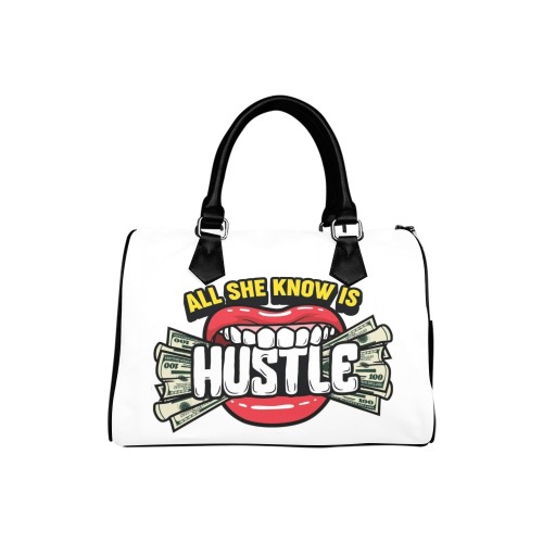 All She Know is Hustle 2 Boston Handbag (Model 1621)