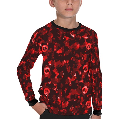 New Project (2) (2) Kids' All Over Print Long Sleeve T-shirt (Model T51)