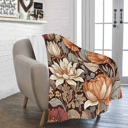 Fabulous Florals 17 Ultra-Soft Micro Fleece Blanket 50"x60"