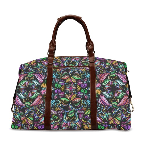 Whimsical Blooms Classic Travel Bag (Model 1643) Remake