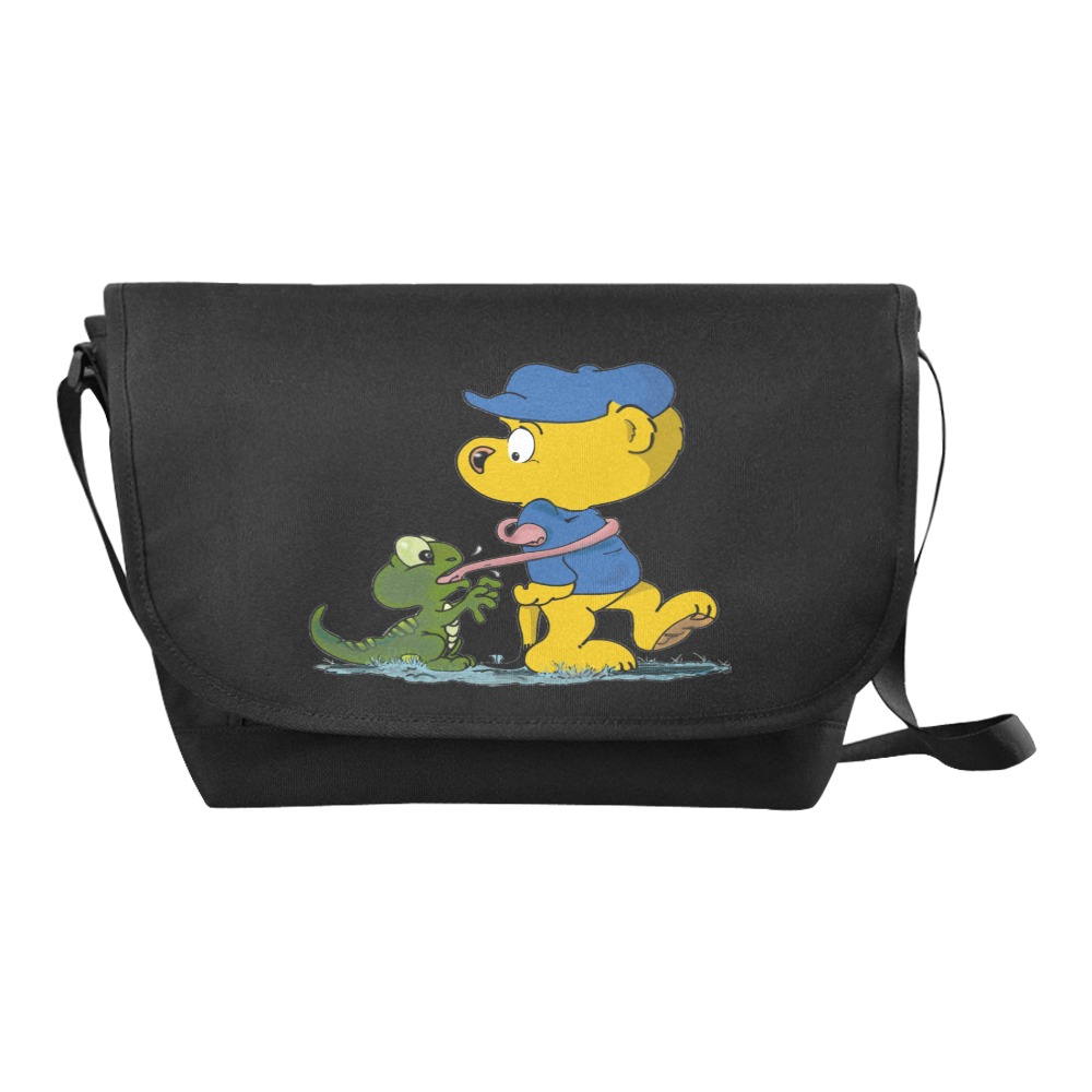 Ferald and The Baby Lizard New Messenger Bag (Model 1667)