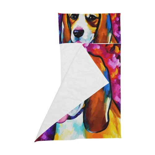 Dog Beagle Funny Colorful Animal Art Kids' Sleeping Bag