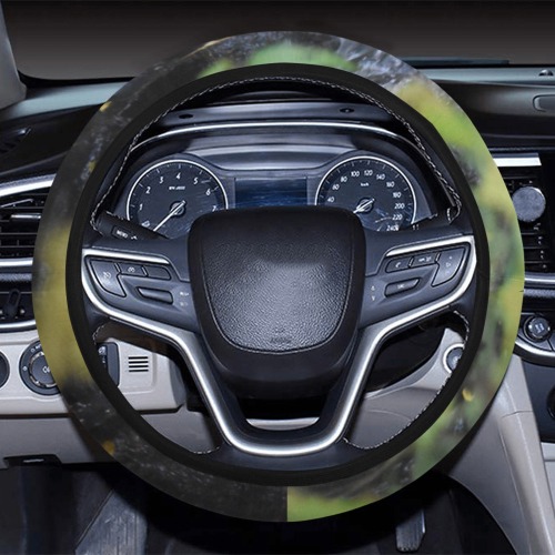 The Unseen Stream Steering Wheel Cover with Elastic Edge